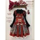 Forest Fairy Tales Red Hood In Forest Sweater Skirt JSK and OP(Reservation/2 Colours/Full Payment Without Shipping)